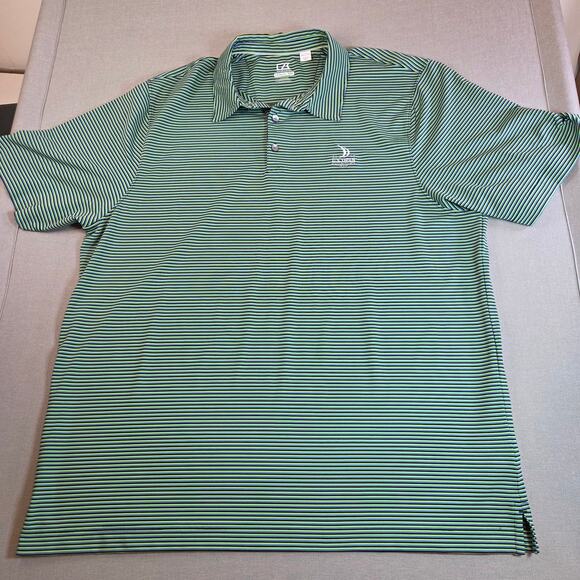 Cutter & Buck DryTec Polo XXL U.S. Open 2015 Chambers Bay Stripe Shirt - Picture 1 of 12